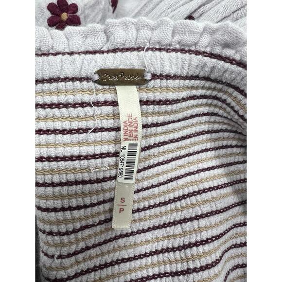 Free People Dahlia Embroidered Dress Frosted Lavender Combo Sz Small Rare - Picture 9 of 9